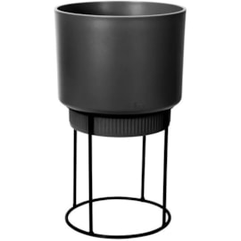 Elho B.for Studio Round Pot Living Black 22cm Elho B.for Studio Round Pot Living Black 22cm