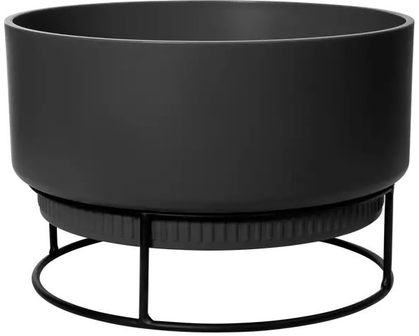 Elho B.for Studio Bowl Pot Living Black 30cm (851392943300)
