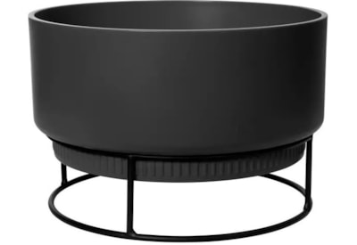 Elho B.for Studio Bowl Pot Living Black 30cm (851392943300)