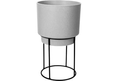 Elho B.for Studio Round Pot Living Concrete 22cm Elho B.for Studio Round Pot Living Concrete 22cm