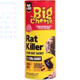 Big Cheese Rat Killer Grain Bait 150g Big Cheese Rat Killer Grain Bait 150g