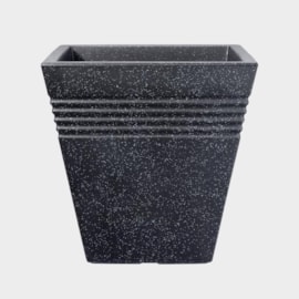 Stwrt Piazza Sq.planter Granite 34cm Stwrt Piazza Sq.planter Granite 34cm