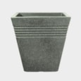 Stwrt Piazza Sq.planter Grey 34cm (250232)
