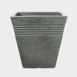 Stwrt Piazza Sq.planter Grey 34cm (250232)