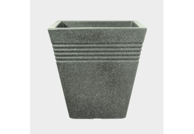 Stwrt Piazza Sq.planter Grey 40cm (250231)