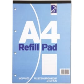 Style Refill Pad Blue N/f/m 80sht A4 Style Refill Pad Blue N/f/m 80sht A4