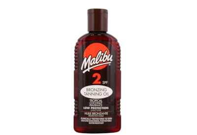 Malibu Bronzing Tanning Oil Spf 2 200ml (SUMAL120)