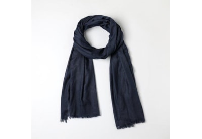 Plain Model Summer Scarf Navy Plain Model Summer Scarf Navy
