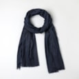Plain Model Summer  Scarf Navy