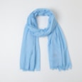 Plain Model Summer Scarf Sky Blue