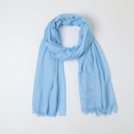 Plain Model Summer Scarf Sky Blue
