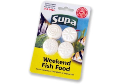 Supa 4 Day Weekend Fish Food 4 x 6g (SO211)