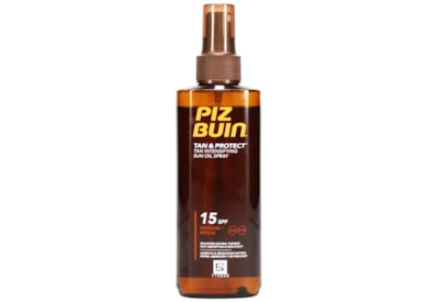 Piz Buin 150Ml Tan&Protect Oil Spray F15 Piz Buin 150Ml Tan&Protect Oil Spray F15