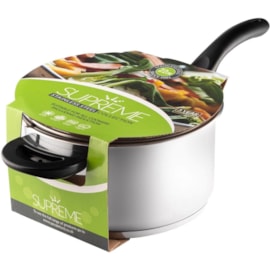 Supreme S.steel Saucepan w Helping Hand Induction Bse 22cm (SS2022)
