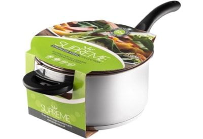 Supreme S.steel Saucepan w Helping Hand Induction Bse 22cm (SS2022)