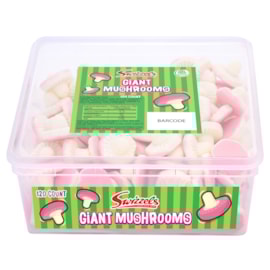 Swizzels Matlow Foam Mushrooms Sweet Tub Swizzels Matlow Foam Mushrooms Sweet Tub