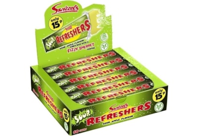 Swizzels Matlow Refreshers Sour Apple Chew Bars 15p (77069)