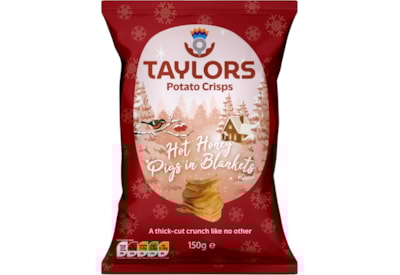Taylor's Taylors Pigs In Blankets Crisps 150g Taylor's Taylors Pigs In Blankets Crisps 150g