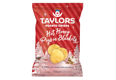 Taylors Hot Honey Pigs In Blankets Crisps 150g Taylors Hot Honey Pigs In Blankets Crisps 150g