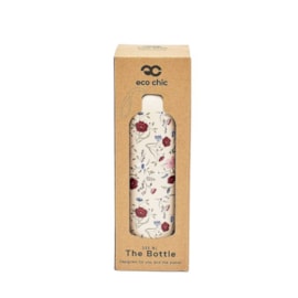 Eco Chic Beige Floral Thermal Bottle Eco Chic Beige Floral Thermal Bottle