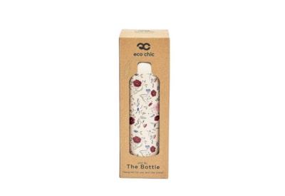 Eco Chic Beige Floral Thermal Bottle Eco Chic Beige Floral Thermal Bottle