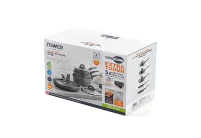 Tower 5pc Forged Pan Set Graphite (T81276)