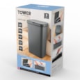 Tower Retangular Sensor Bin Grey 50lt Tower Retangular Sensor Bin Grey 50lt