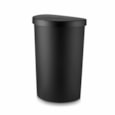 Tower Curved Sensor Bin Black 50lt Tower Curved Sensor Bin Black 50lt