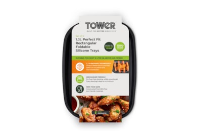 Tower Rectangular Foldable Trays 2pk Tower Rectangular Foldable Trays 2pk