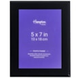 Hampton Frames Tamara Bevel Edge Black Glass 5x7" Hampton Frames Tamara Bevel Edge Black Glass 5x7"