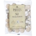 Prices White Tealights Bag 50's Prices White Tealights Bag 50's