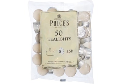 Prices White Tealights Bag 50's (TE501828)