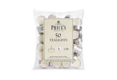 Prices White Tealights Bag 50's Prices White Tealights Bag 50's