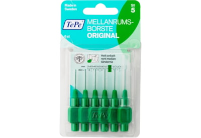 Tepe Id Green Brushes 6's (114062)