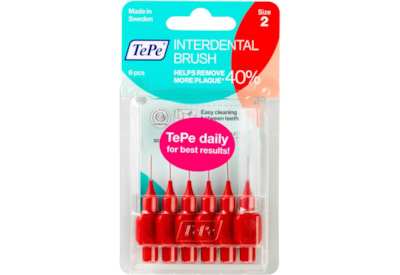 Tepe Id Red Brushes 6's (134032)