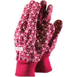 Town & Country Cotton Grip Glove Red M (TGL124M)