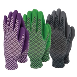 Town & Country Ladies Flexigrip Triple Pk Gloves (TGL511)