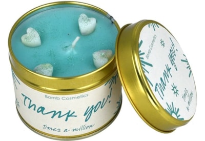 Get Fresh Cosmetics Thank You Tin Candle Get Fresh Cosmetics Thank You Tin Candle
