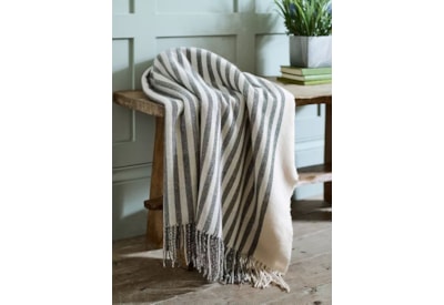 The Lyndon Company Tlc Gorgan Throw Cream/charcoal 170cm The Lyndon Company Tlc Gorgan Throw Cream/charcoal 170cm