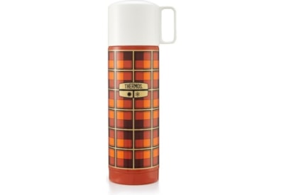 Thermos Revival Stainless Steel Flask Orange Plaid 500ml (200265)