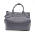 Lappella Thea Classic Leather Tote Bag Navy Lappella Thea Classic Leather Tote Bag Navy