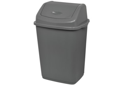 Tml Swing Bin Silver 50ltr Tml Swing Bin Silver 50ltr