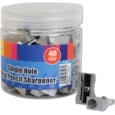 Single Hole Metal Pencil Sharpener In Jar 48s (TJ80) Single Hole Metal Pencil Sharpener In Jar 48s (TJ80)