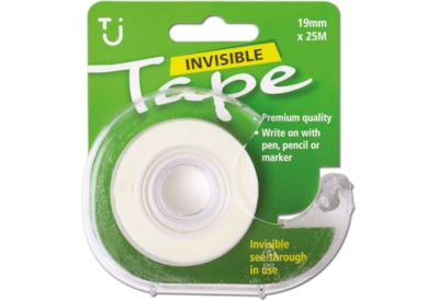 Tj Invisible Tape 19mm x 25m With Dispenser (TJ16)
