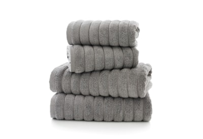 The Lyndon Company Ribbleton Hand Towel Dove Grey The Lyndon Company Ribbleton Hand Towel Dove Grey