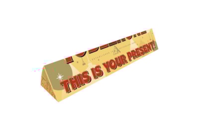 Toblerone Bar w This Is Your Present Sleeve 100g Toblerone Bar w This Is Your Present Sleeve 100g