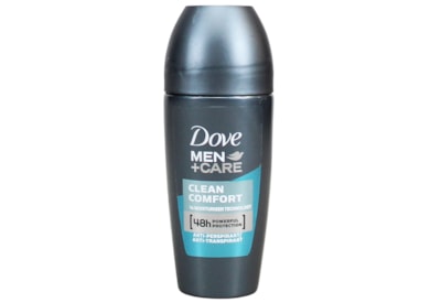Dove Men Roll On Clean Comfort (Non Uk) 50Ml Dove Men Roll On Clean Comfort (Non Uk) 50Ml