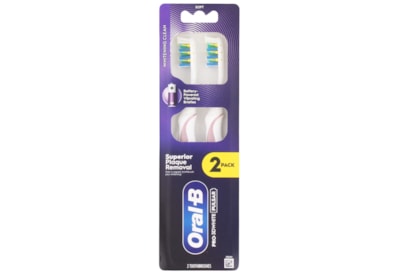 Oral-B Pulsar Pro 3D White Toothbrush Soft 2 Pack Oral-B Pulsar Pro 3D White Toothbrush Soft 2 Pack