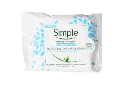 Simple Facewipes Water Boost 25s Simple Facewipes Water Boost 25s