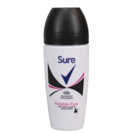 Sure Roll On Invisible Pure 50ml Sure Roll On Invisible Pure 50ml